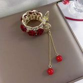 Impression Pack of 12 Pcs Beautiful Hair Claw for thick Hair large Rhinestone hair Clip High / Clip for Woman